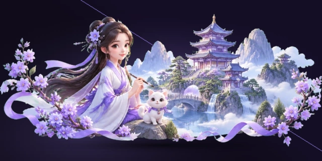 江山美景画